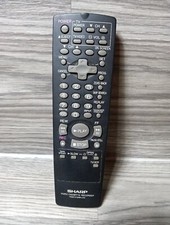 SHARP Remote Control Video Cassette Recorder TV Video RRMCG1236AJSB 