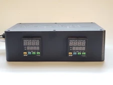 Heat press plates w/dual heat controls