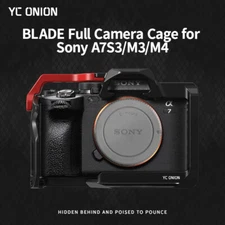 YC Onion Alloy Full Camera Cage for Sony A7 iii A7M4 A7M3 A7S3 Top Handle Grip 