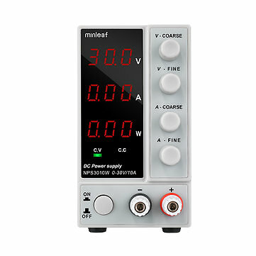 Minleaf NPS3010W 110V/220V Digital Adjustable DC Power Supply 0-30V 0-10A 300W - 第 2/9 張圖片
