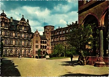 Heidelberg Castle Germany Postcard Unposted