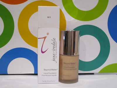 JANE IREDALE ~ BEYOND MATTE LIQUID FOUNDATION ~ M 3 ~ .9 OZ