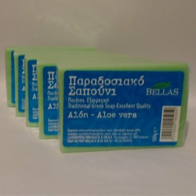 Olivenölseife Bellas Aloe Vera 5x 100g traditionell hergestellt