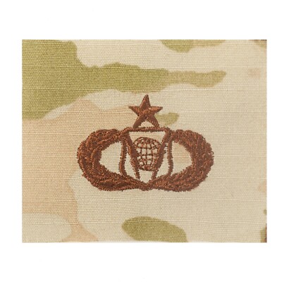 US Air Force Command and Control Senior OCP Spice Brown Badge (each)