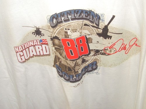VINTAGE CHASE #88 TEE NATIONAL GUARD CITIZEN SOLDIER DALE EARNHARDT JR XX LARGE - Picture 3 of 4