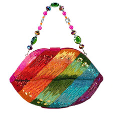 Mary Frances Rainbow Kisses Top Handle Bag