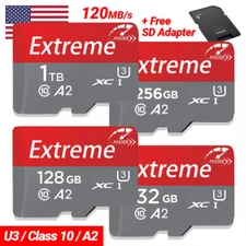 Memory Card for Micro SD Card 32/64/128/256GB 1TB High Speed Class10 TF Card Lot