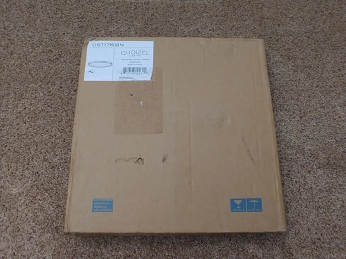 Quoizel 15" Outskirt Flush Mount, Brushed Nickel - OST1715BN - Picture 1 of 4