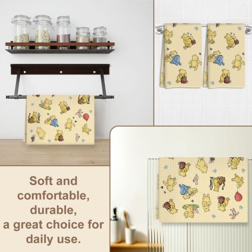 Classic Winnie Kitchen Towel Cute Pooh Lovers Birthday Gifts Winnie Gifts for... - Picture 4 of 7