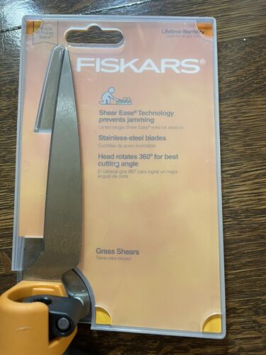 Fiskars Shear Ease Grass Shears, Grass Trimming Garden Tool - NEW - Picture 2 of 4
