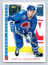1993-94 Score Canadian #42 Curtis Leschyshyn Hockey 