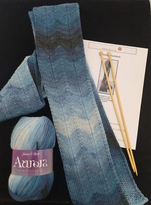 PICKNSTITCH Scarf knitting kit