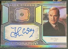 2024 UD James Bond Black Diamond Gemography Auto 24/25 JOHN CLEESE as Q