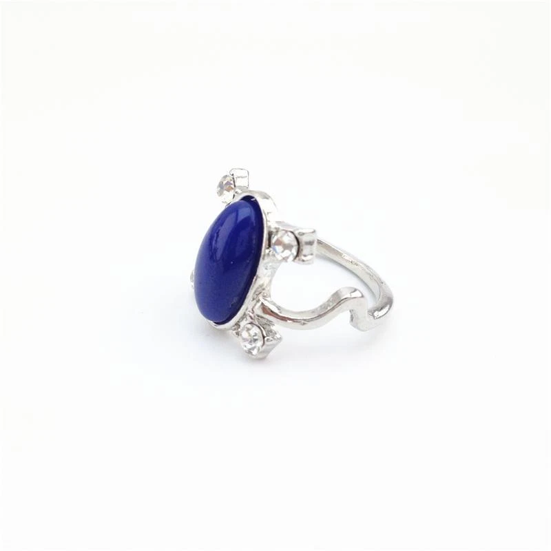 The Vampire Diaries, Elena Gilbert, Blue Lapis, Antique Silver, Daylight Ring - Image 3 of 4