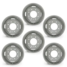 17" Set of 6 Dually Steel Wheels for 05-25 FORD F350 Super Duty OEM QLTY 3615