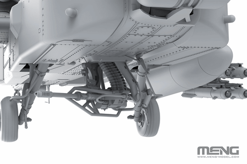 HELICÓPTERO DE ATAQUE PESADO MENG QS-005 1/35 AH-64D SARAF (FUERZA AÉREA ISRAELÍ) - Imagen 8 de 13
