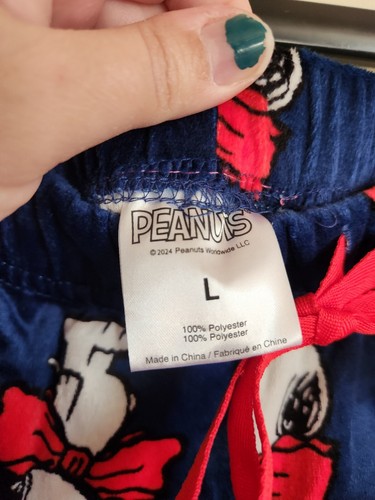 Peanuts Snoopy Mens Pajama Pants Large NWT - Picture 6 of 7