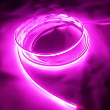 Fancy 12v Cob Led Flexible Strip Light Tape Rope Ip30 Indoor Ra80 Super Bright
