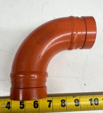 2" Gruvlok Long Radius 7050LR 90 Degree Elbow Grooved Connections Ductile Iron
