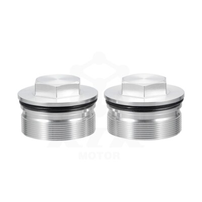 Front Fork Cap Bolts For Yamaha FZ6R XJ6S XJ6F XJ6N 2009-2014 5VU