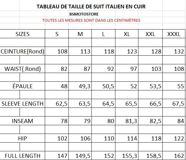 ITALIENNE COMBINAISON MOTO RACING EN CUIR CE 44 46 48 50 52 54 56 Protecteur CE - Photo 3/3