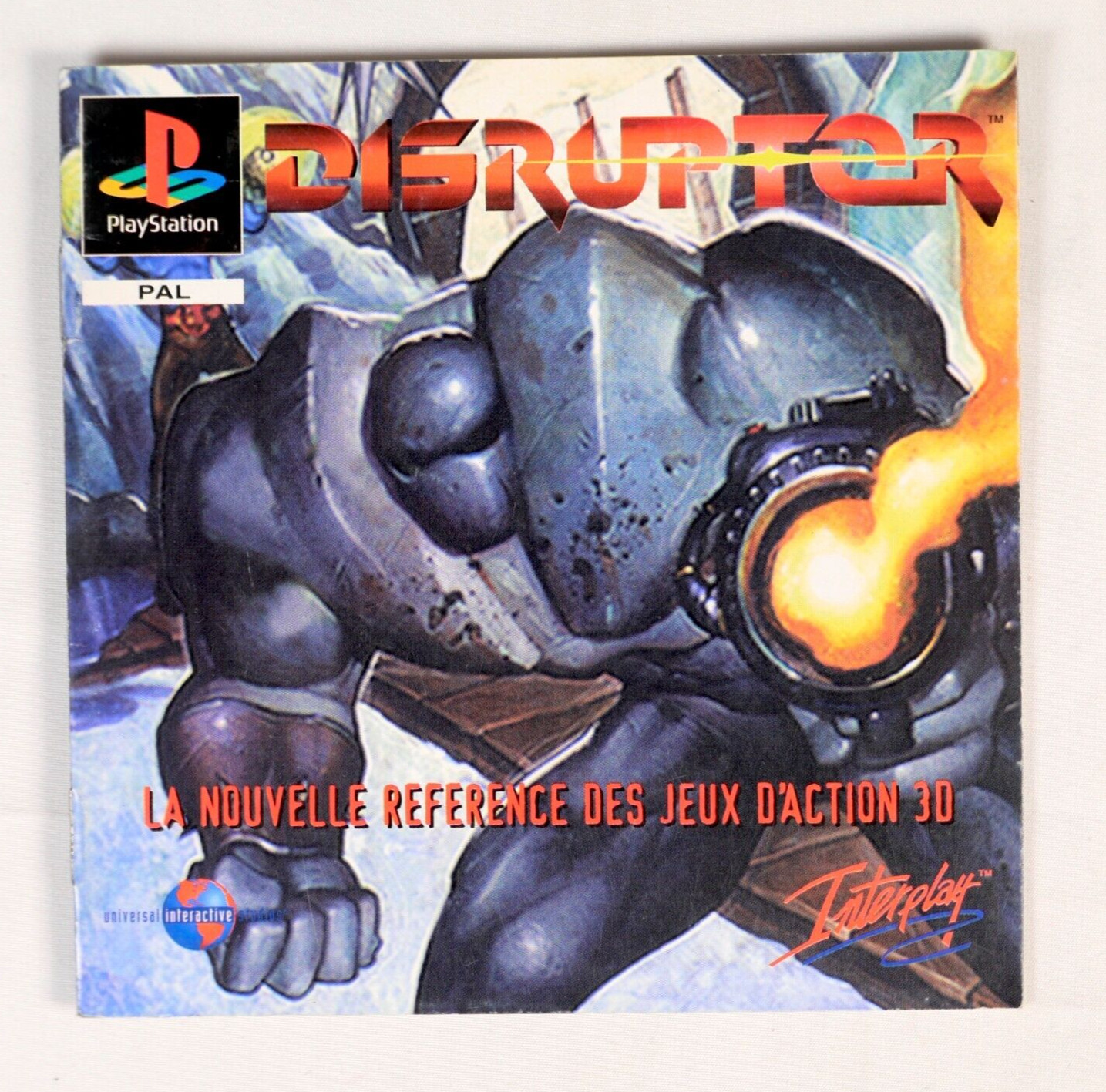 Notice DISRUPTOR Sony Playstation PS1 Fra
