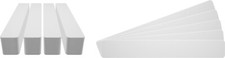 400 12" Record Shelf Index Divider Cards - 2"x13-3/4" - White Eco 30mil Thick