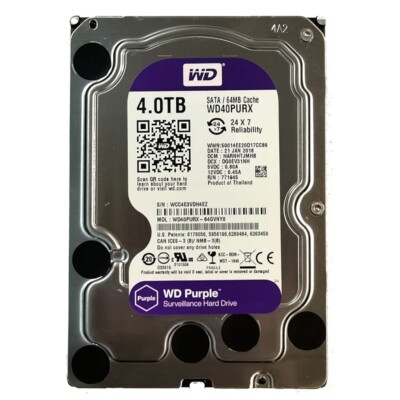 Buy Western Digital Purple 4TB,Internal,5400 RPM,3.5 inch
