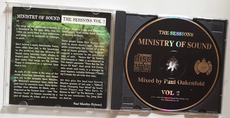 Paul Oakenfold * Minstry of Sound Vol. 2 *   1 CD   655 - Bild 3 von 3