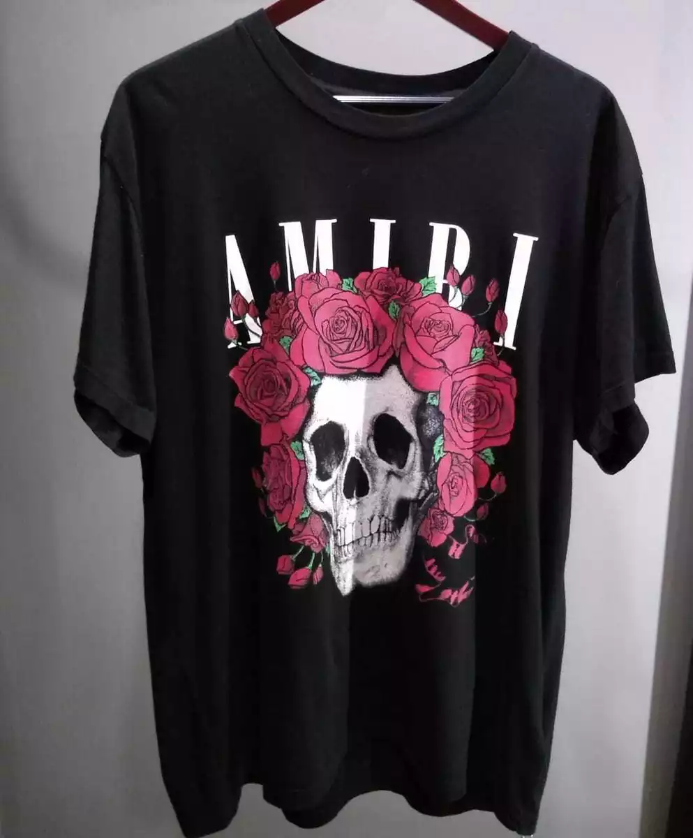 Amiri Black Over Sized T-Shirt