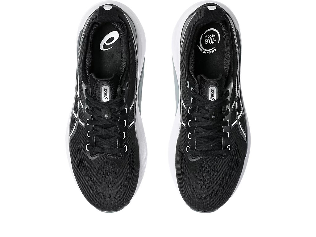 ASICS Men's Running Shoes GEL-KAYANO 31 Black/White 1011B867.002
