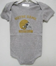 NCAA Notre Dame Fight Gray Creeper Name over Football Helmet Two Feet Ahead 106L