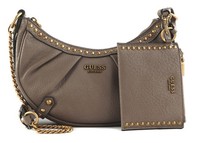 Guess Clelia Crossbody Top Zip Bag UmhäNgetasche Tasche Greystone Braun Neu
