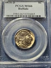 1938 D Buffalo Nickel PCGS MS66. Superb Gem!