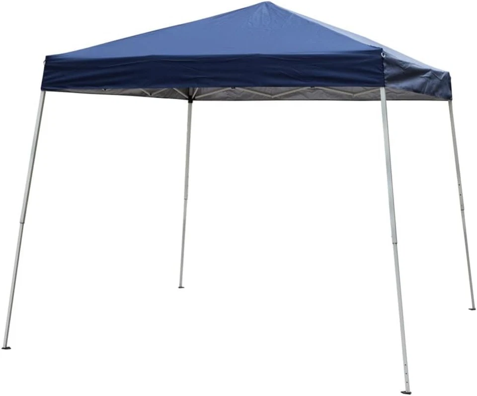 Carpa con dosel de pierna inclinada Gazebo emergente de 10' x 10' portátil impermeable con bolsa de transporte Foto 2 de 4