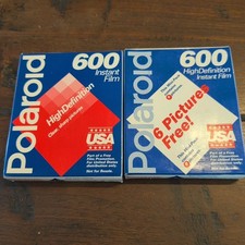 Vintage Poloroid 600 High Definition Instant Film - Expired 01/98 16 Shots Total