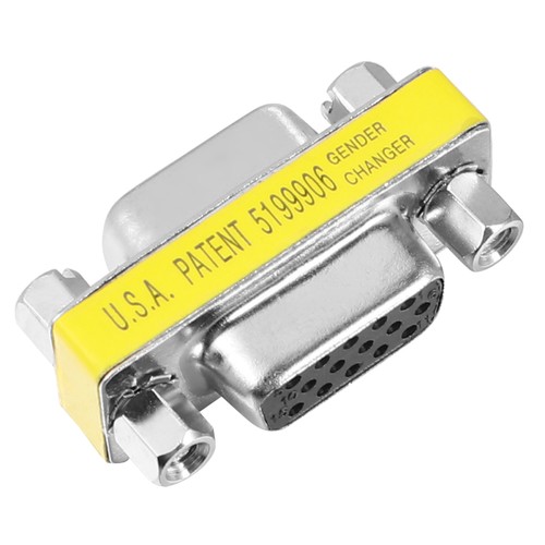 10PCS VGA Female to Female Adapter VGA 15 Pin to 15 Pin Converter Extension - 第 1/12 張圖片
