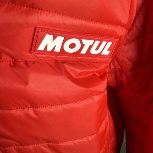 Red Puffer Jacket Mens Size L By Motul image 3