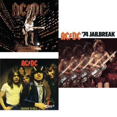 Ac/Dc - Stiff Upper Lip & Highway To Hell & 74 Jailbreak [New CD Bundle]