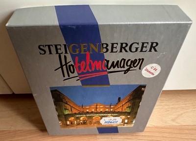 Steigenberger Hotel Manager - Commodore 64 / 128 Disc - Tested & Working