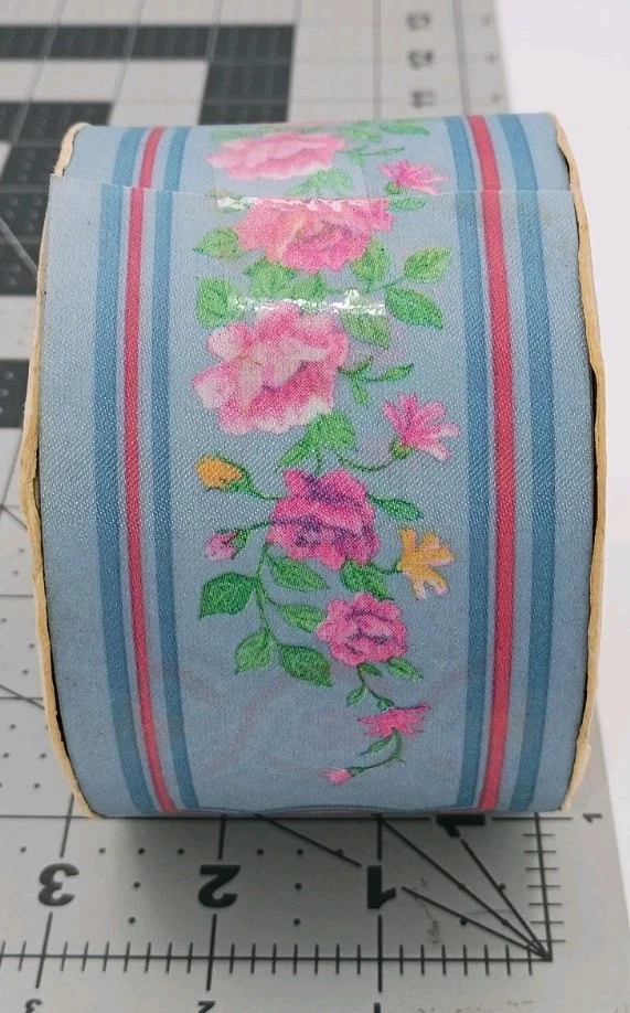 Vintage 90s Aesthetic Offray Cornice Pattern Ribbon-25yds.-2 3/4" Wide-victorian - Image 2 of 4