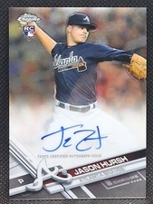 2017 Topps Chrome Jason Hursh #RA-JHU Rookie Auto (RC) - Atlanta Braves 