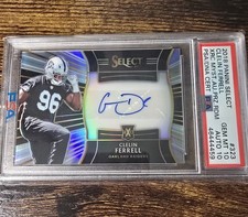 Clelin Ferrell Rookie XRC Autograph #/49 2018 Panini Select PSA 10 AUTO 10 POP 1