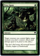 Prey Upon 62 C Duel Decks: Heroes vs. Monsters Magic the Gathering MTG LP