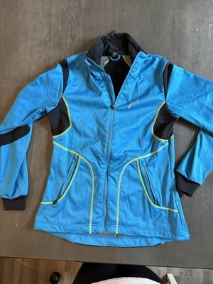 Bjorn Daehlie Performance Ski Jacket Men M Blue Black Full Zip Mid-Length
