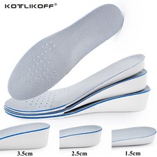 Height Increase Insoles For Men/Women 1.5/2.5/3.5CM Up Invisiable Arch Support O