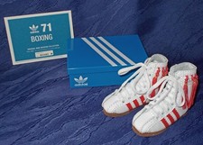Adidas Mini Museum Collection Muhammad Ali Boxing Shoes, wei&szlig;, limitiert