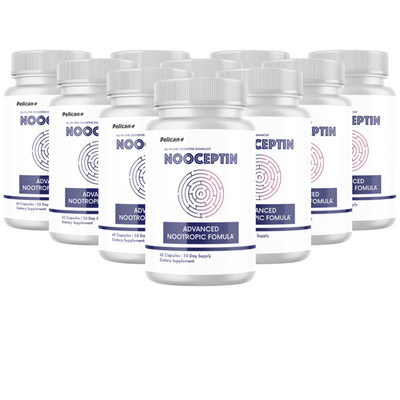Nooceptin- Brain & Cognitive Support- 10 Bottles- 600 Capsules