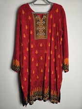 Ladies Plus Size Casual Indian Kurta Size XXL 50 Inch Chest