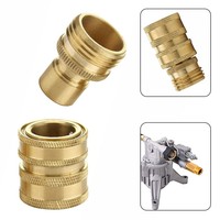 Premium Massive Messing Schnellkupplungen FüR Gartenschlauch 3/4 Zoll Ght